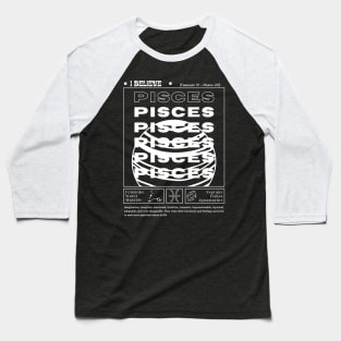 Pisces zodiac sign Baseball T-Shirt